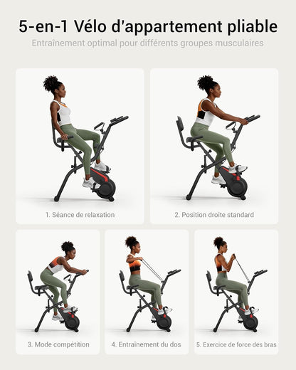 5 en 1 Vélo d'Apartement Pliable