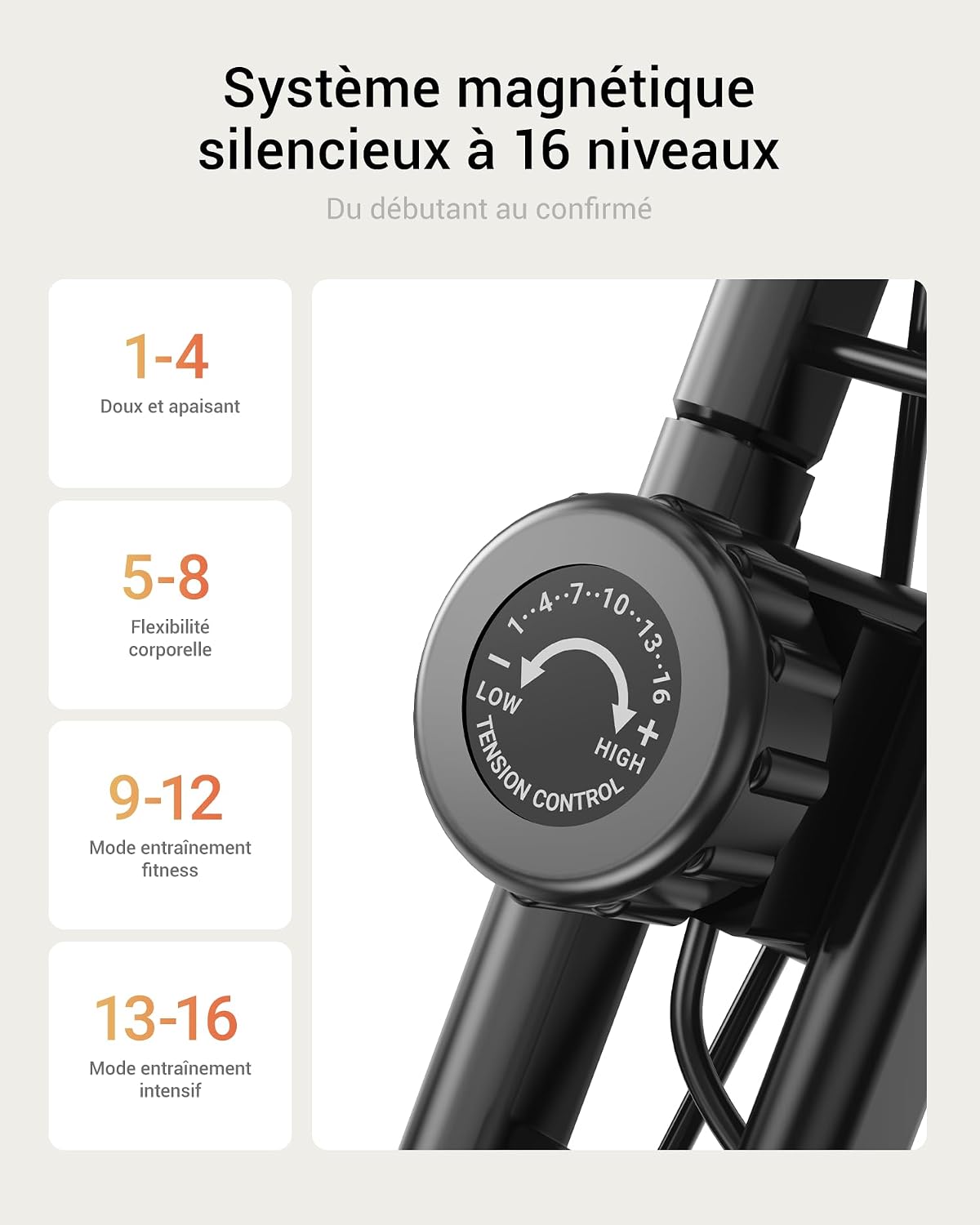 5 en 1 Vélo d'Apartement Pliable